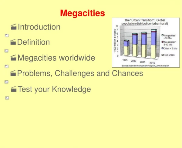 Megacities