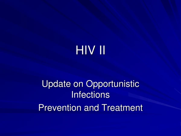 HIV II