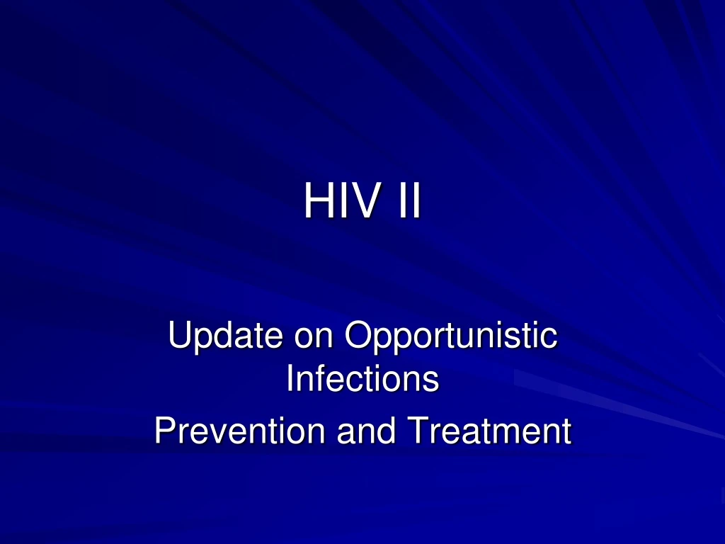 hiv ii