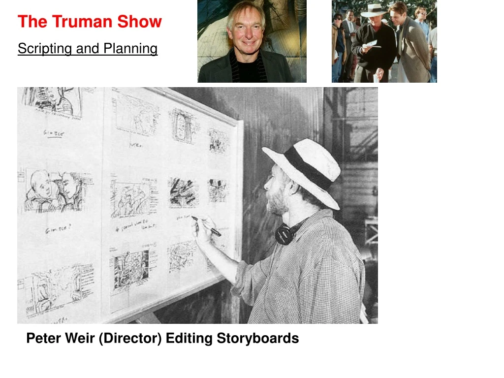 the truman show scripting and planning