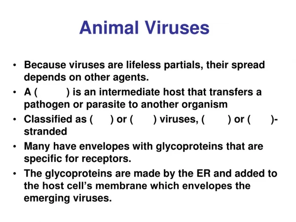 Animal Viruses