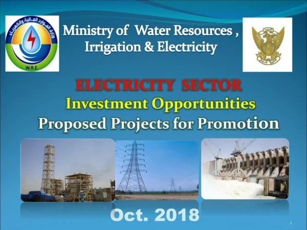 Ministry of  Water Resources , Irrigation &amp; Electricity