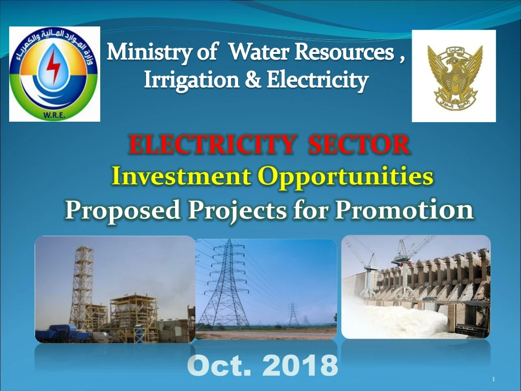 ministry of water resources irrigation electricity