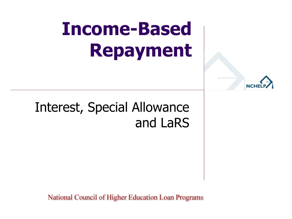 income based repayment
