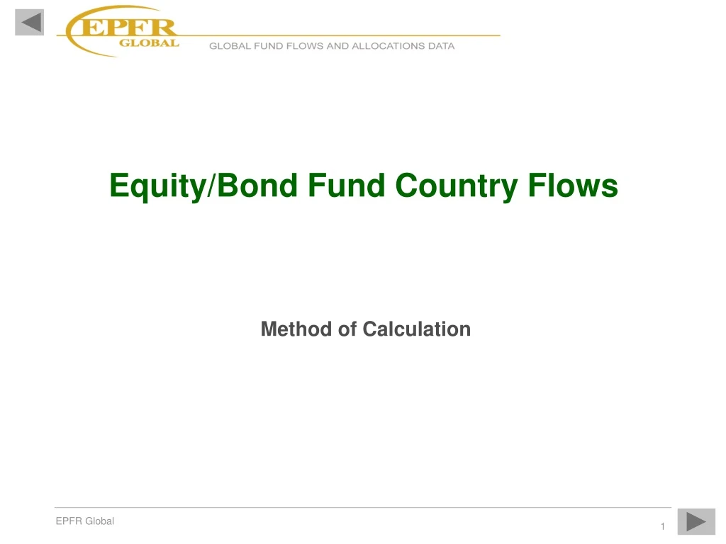 equity bond fund country flows