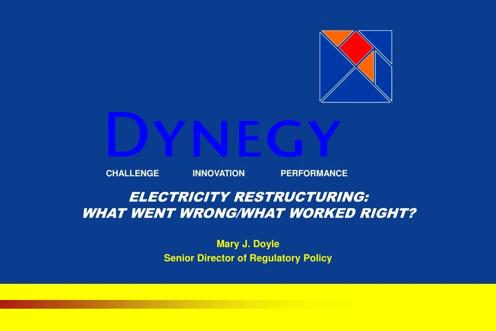 electricity restructuring what went wrong what worked right