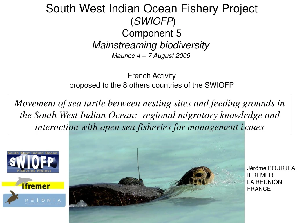 south west indian ocean fishery project swiofp