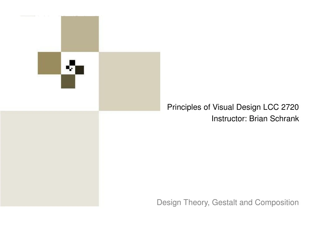 principles of visual design lcc 2720 instructor