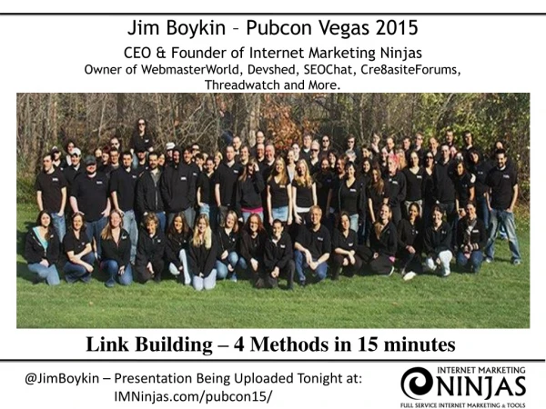Jim Boykin – Pubcon Vegas 2015