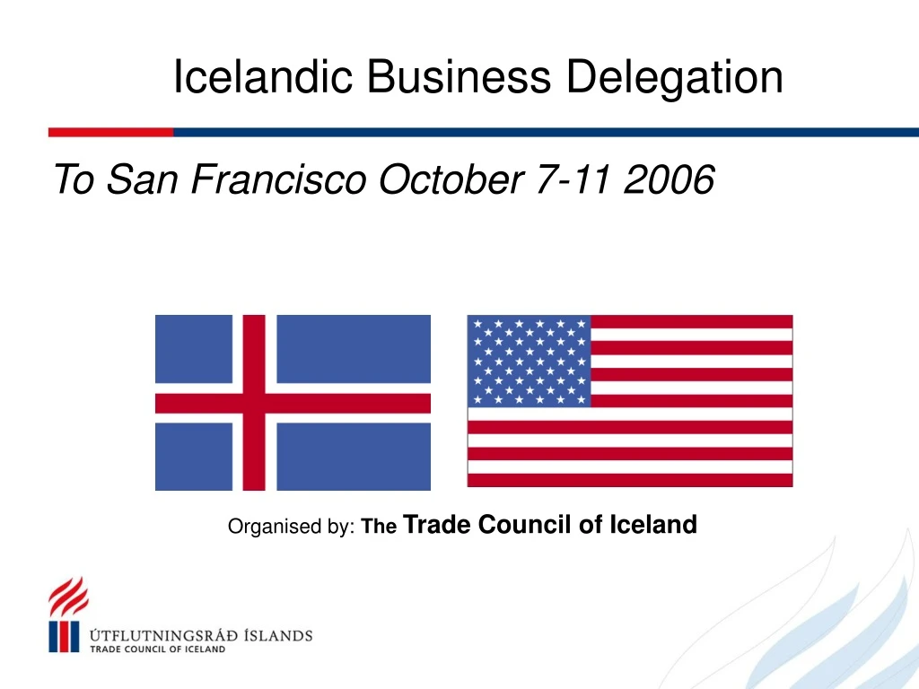icelandic business delegation