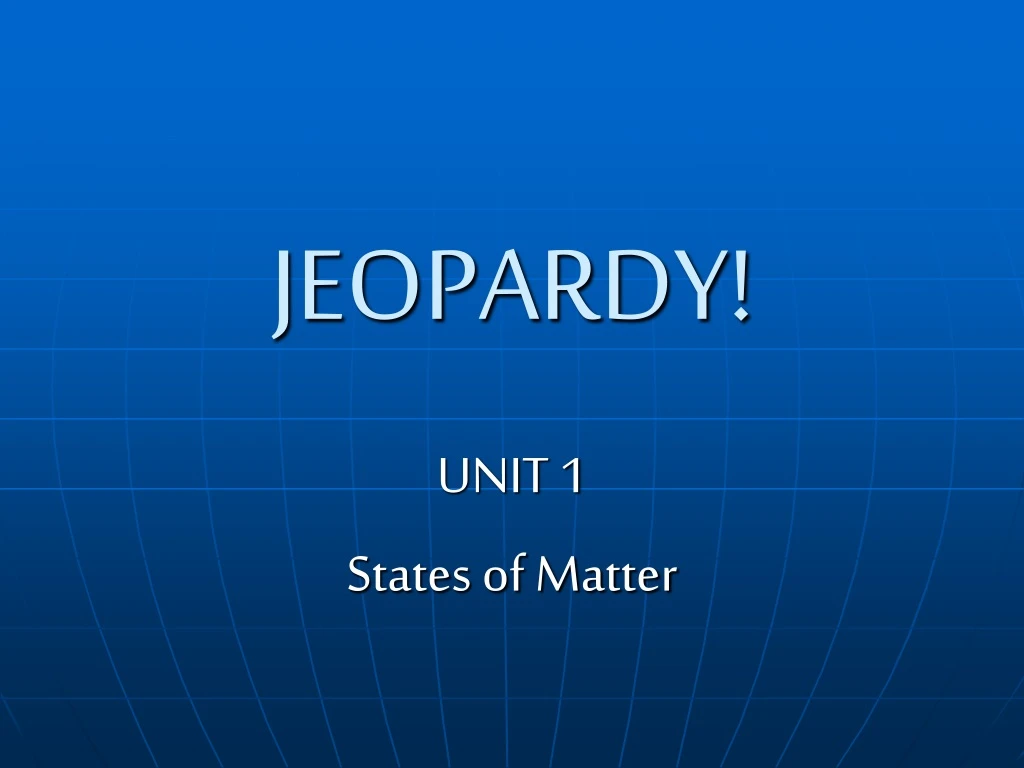 jeopardy