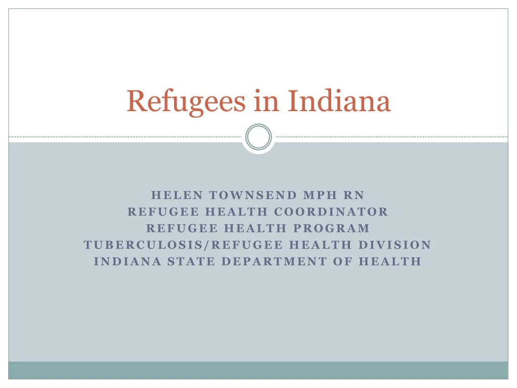 refugees in indiana