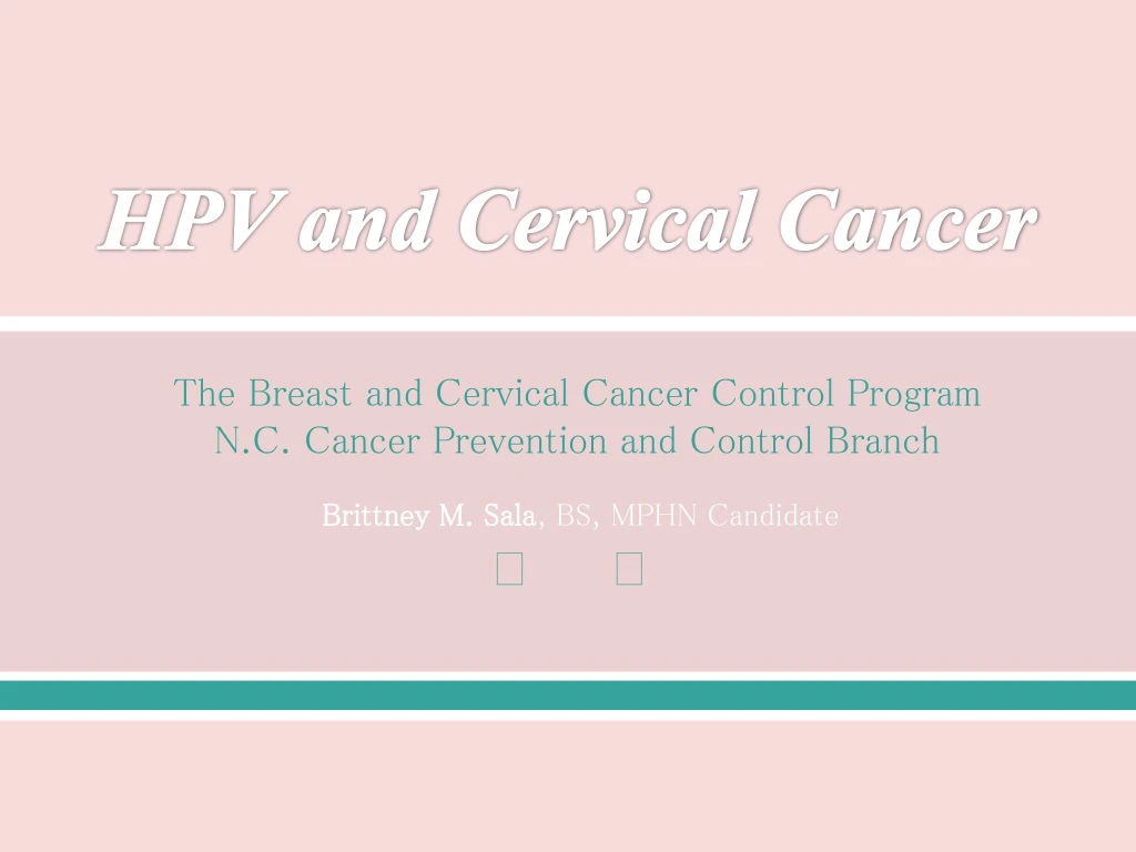 hpv and cervical cancer