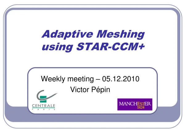 Adaptive Meshing using STAR-CCM+