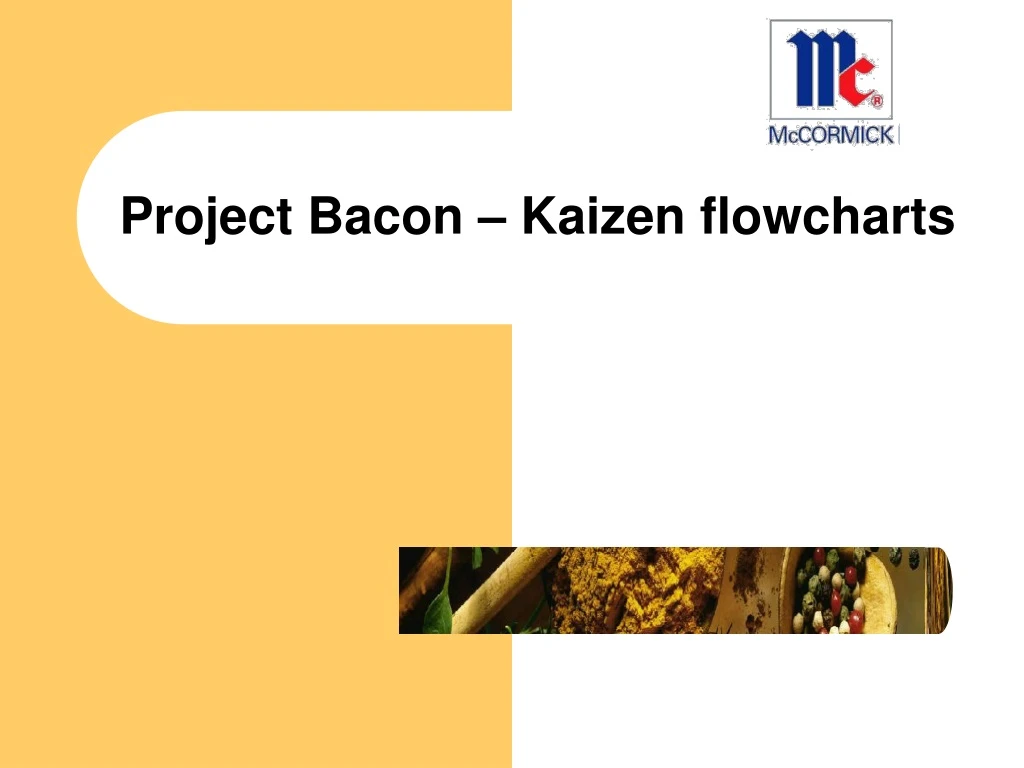 project bacon kaizen flowcharts