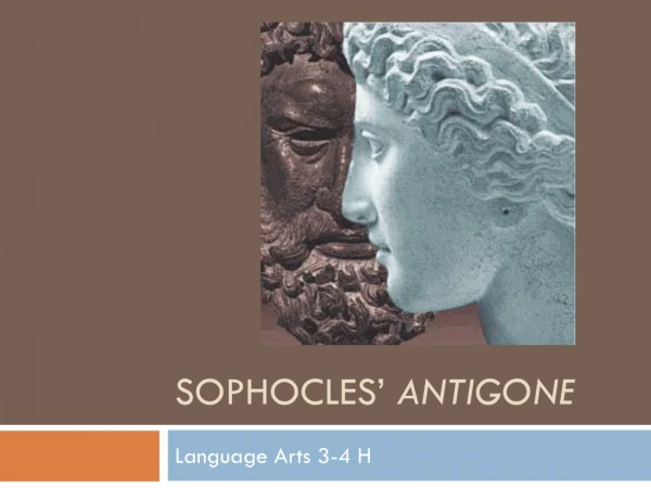 Sophocles’  antigone