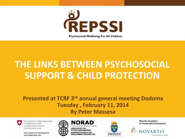 The Links between psychosocial Support &amp; child protection