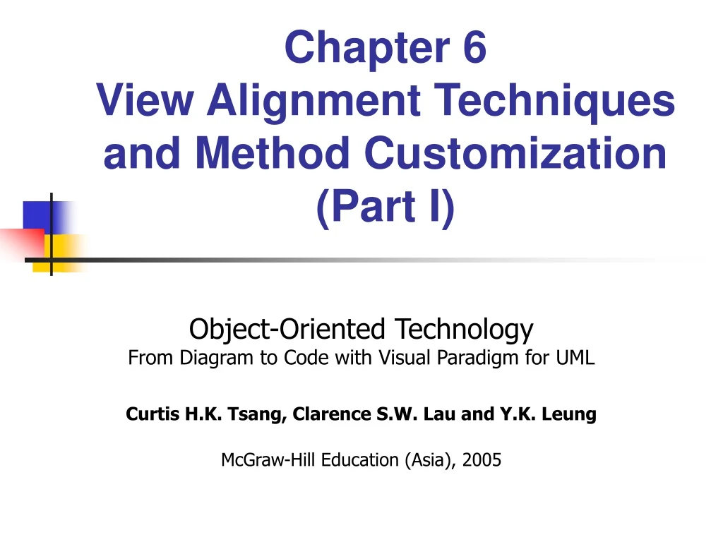 chapter 6 view alignment techniques and method customization part i