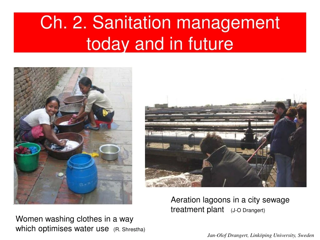 ch 2 sanitation management today and in future