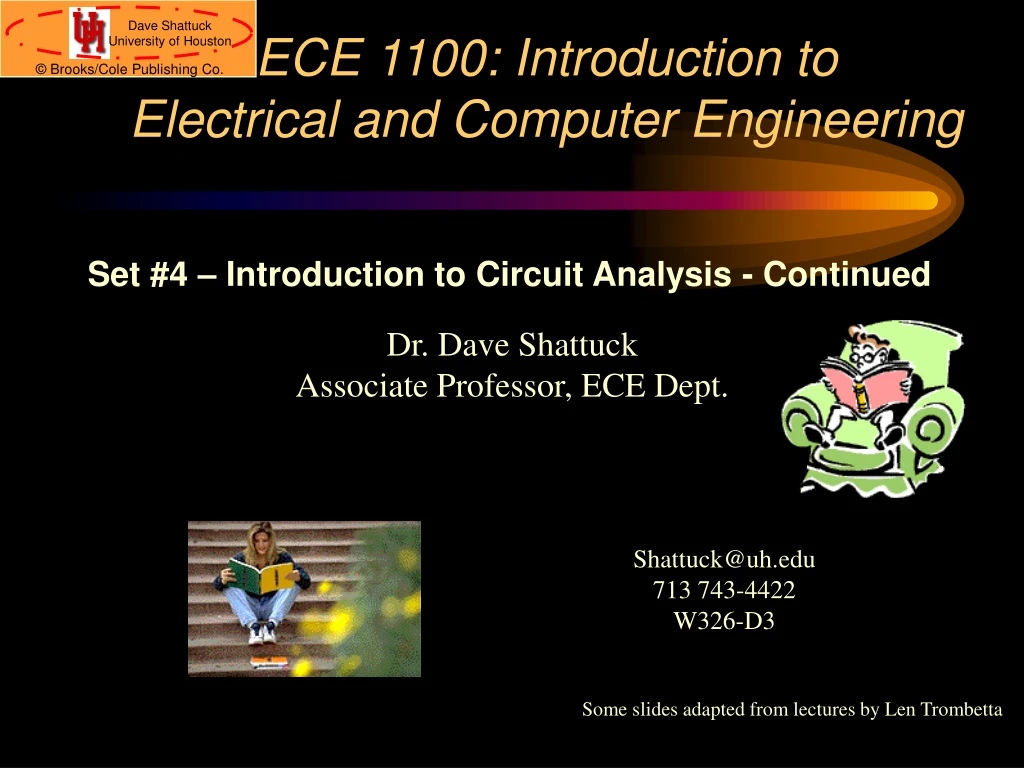 ece 1100 introduction to electrical and computer engineering