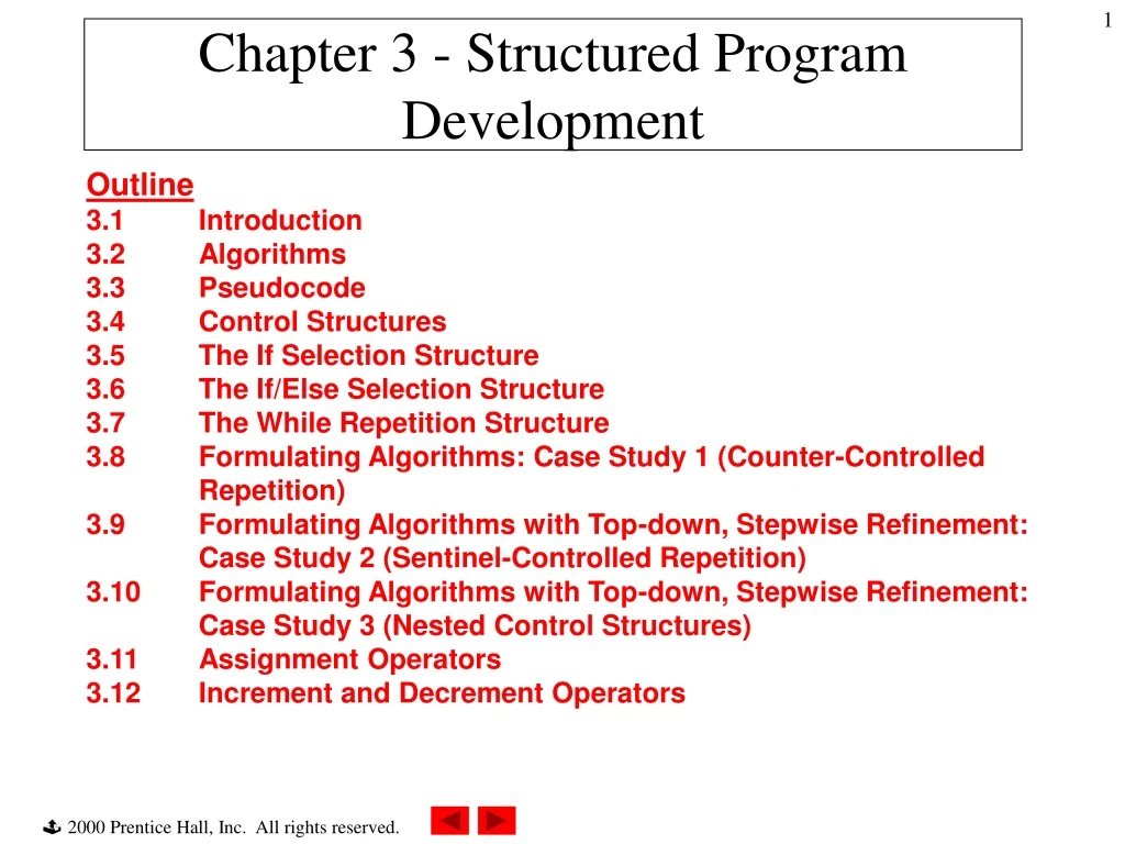 chapter 3 structured program development