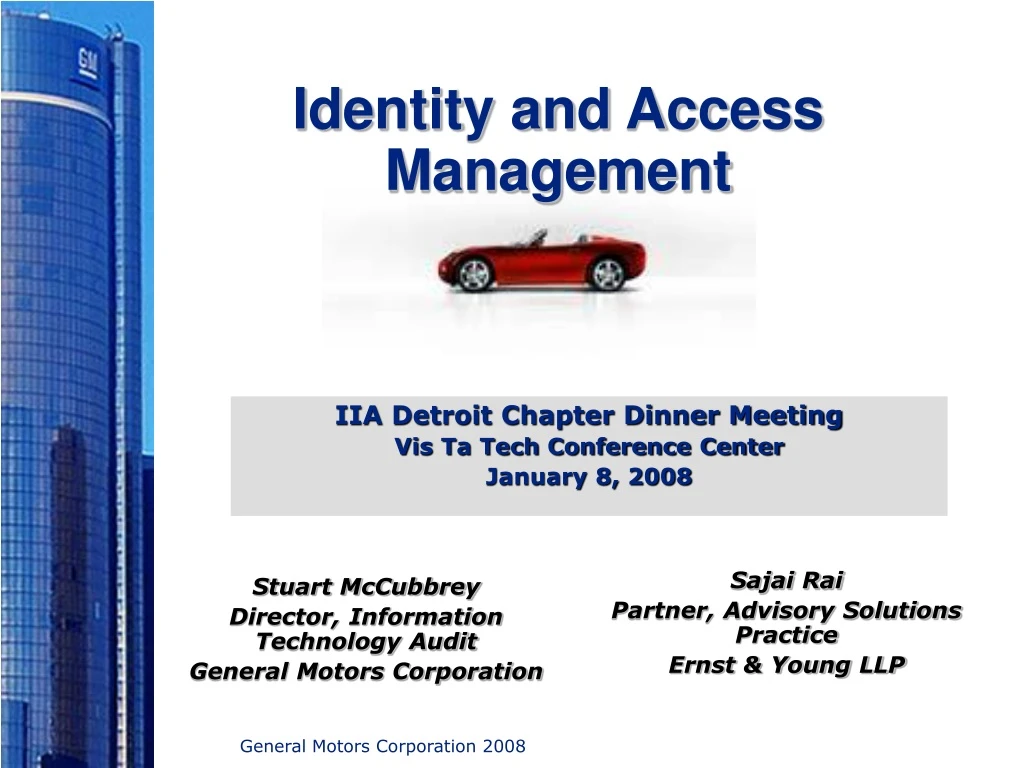 identity and access management