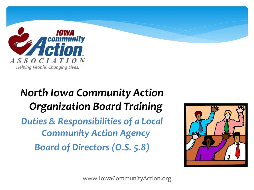north iowa community action organization board