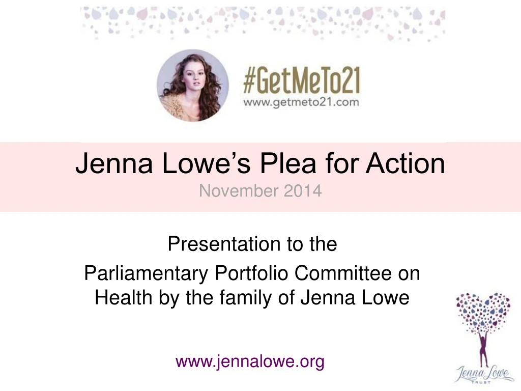 jenna lowe s plea for action november 2014