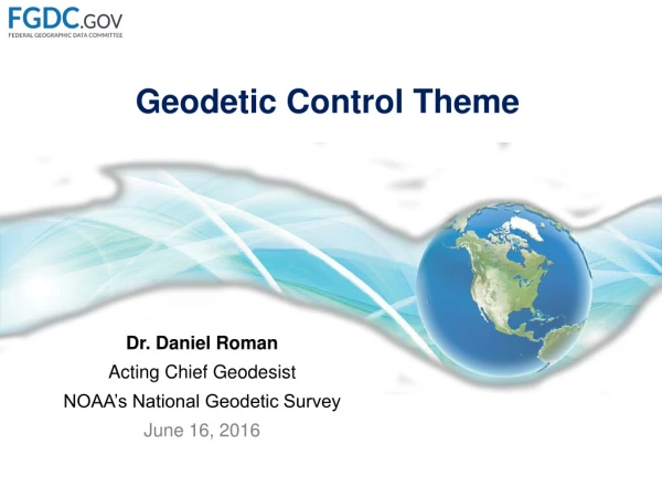 Geodetic Control Theme