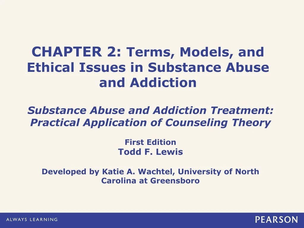 chapter 2 terms models and ethical issues in substance abuse and addiction