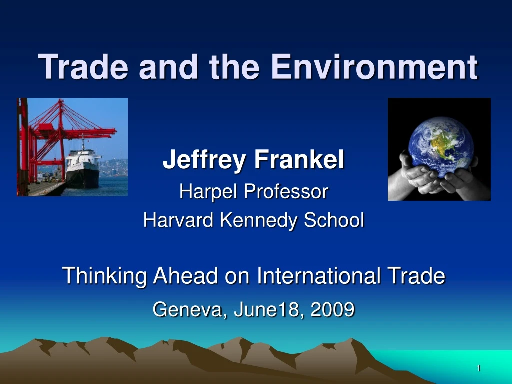 trade and the environment