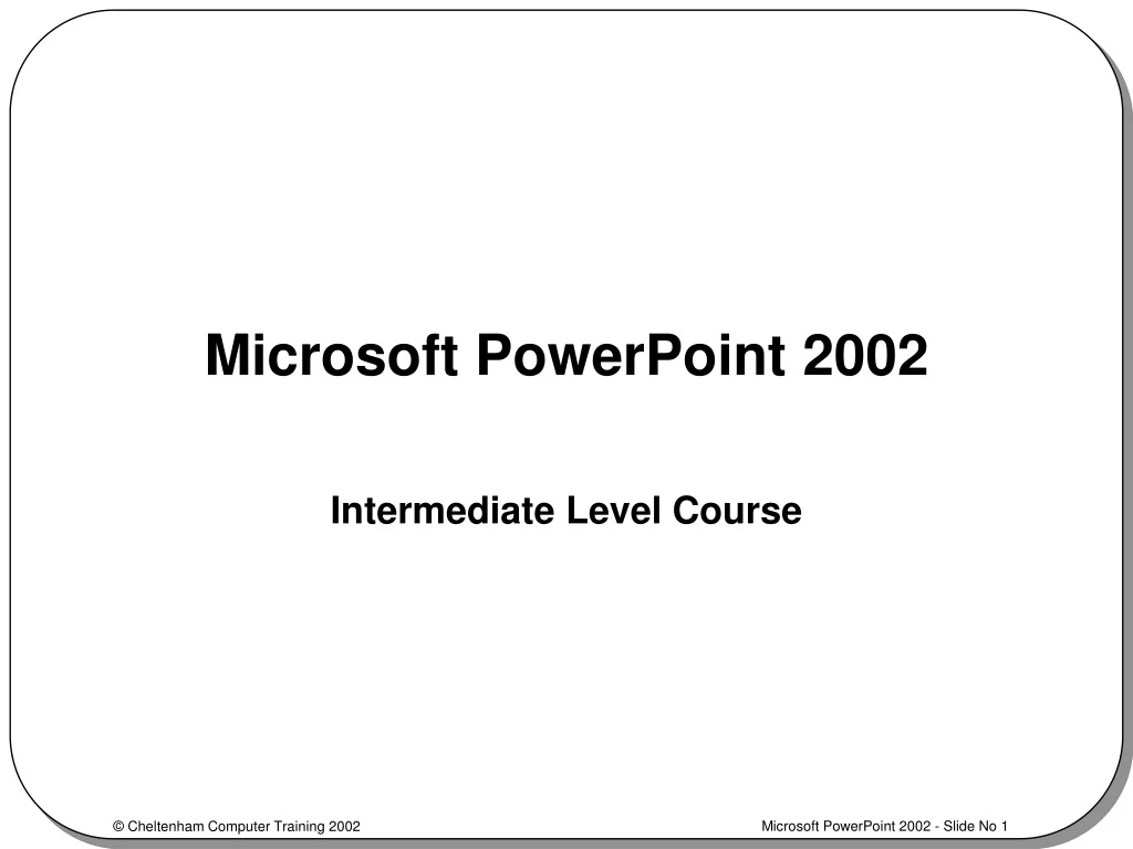microsoft powerpoint 2002