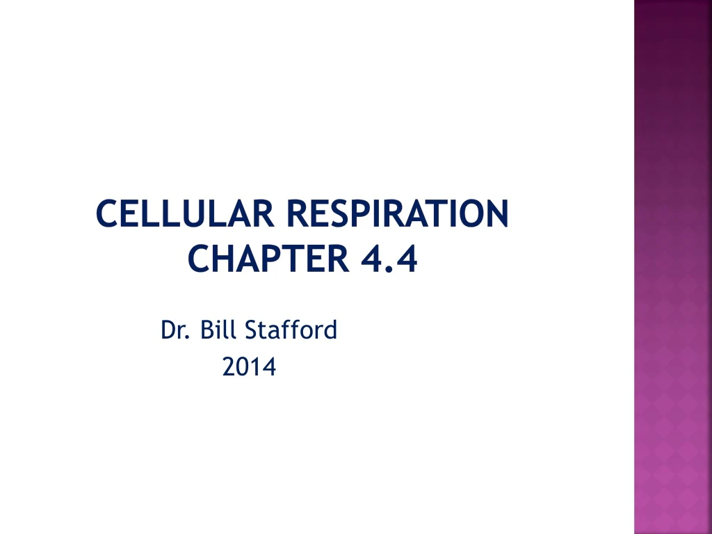 cellular respiration chapter 4 4