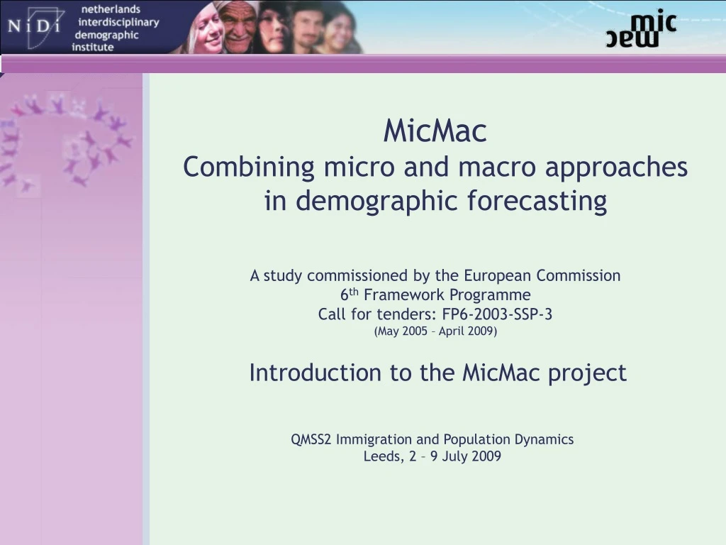 micmac combining micro and macro approaches