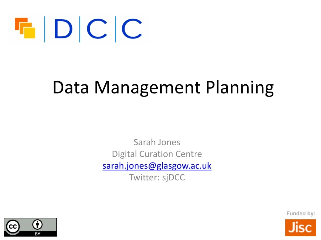 data management planning