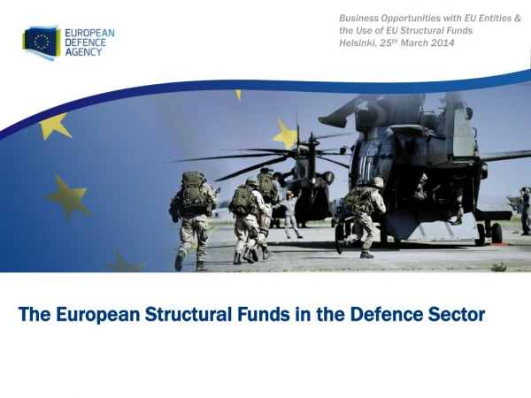 The European Structural Funds in the Defence Sector