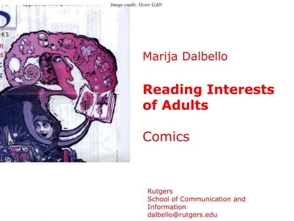 Marija Dalbello Reading Interests of Adults  Comics