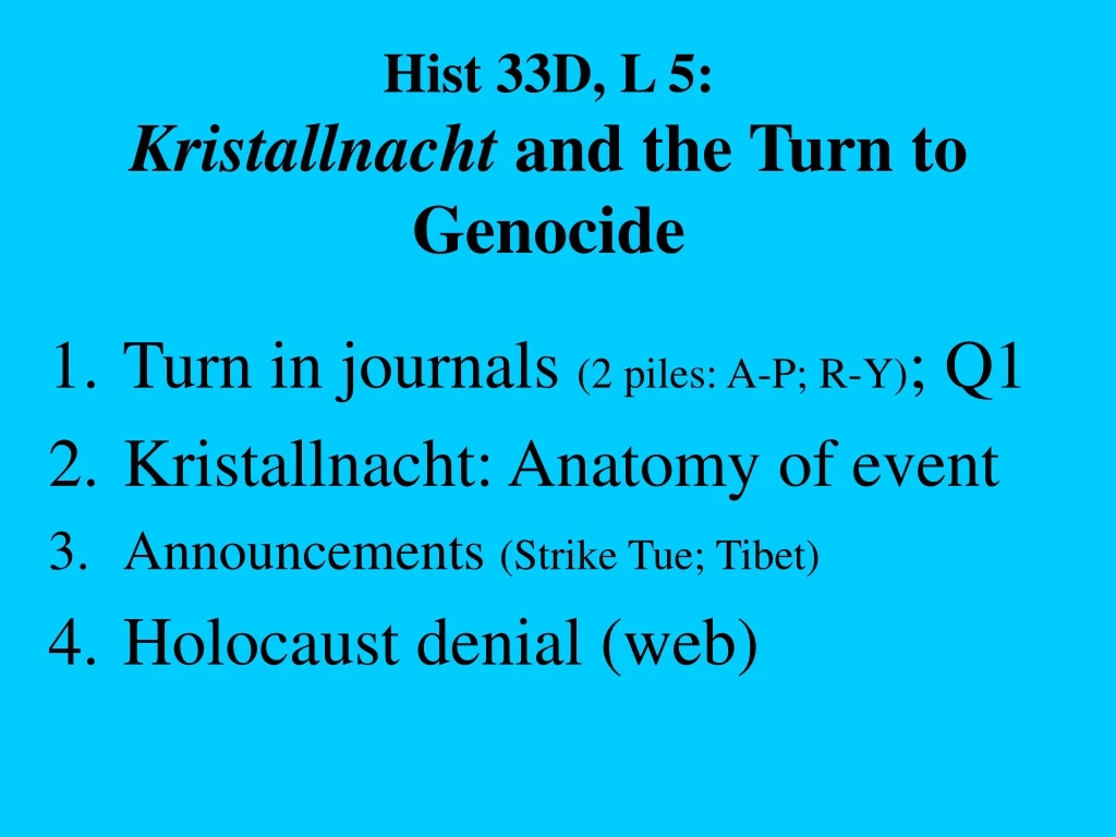 hist 33d l 5 kristallnacht and the turn to genocide