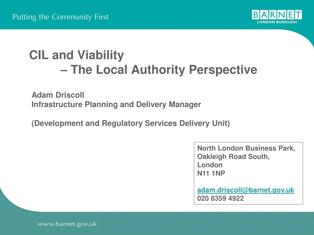 cil and viability the local authority perspective
