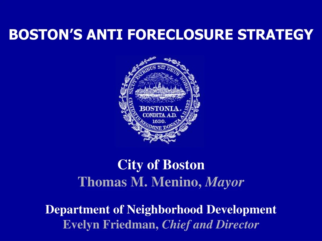 boston s anti foreclosure strategy