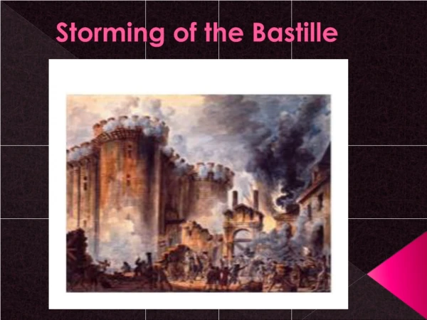 Storming of  the Bastille