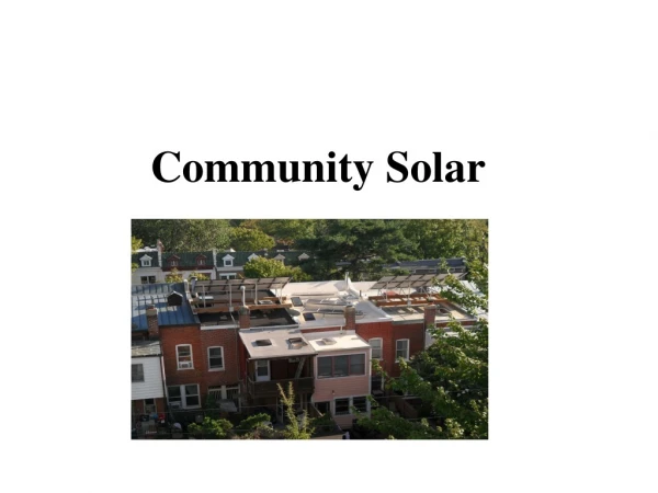 Community Solar