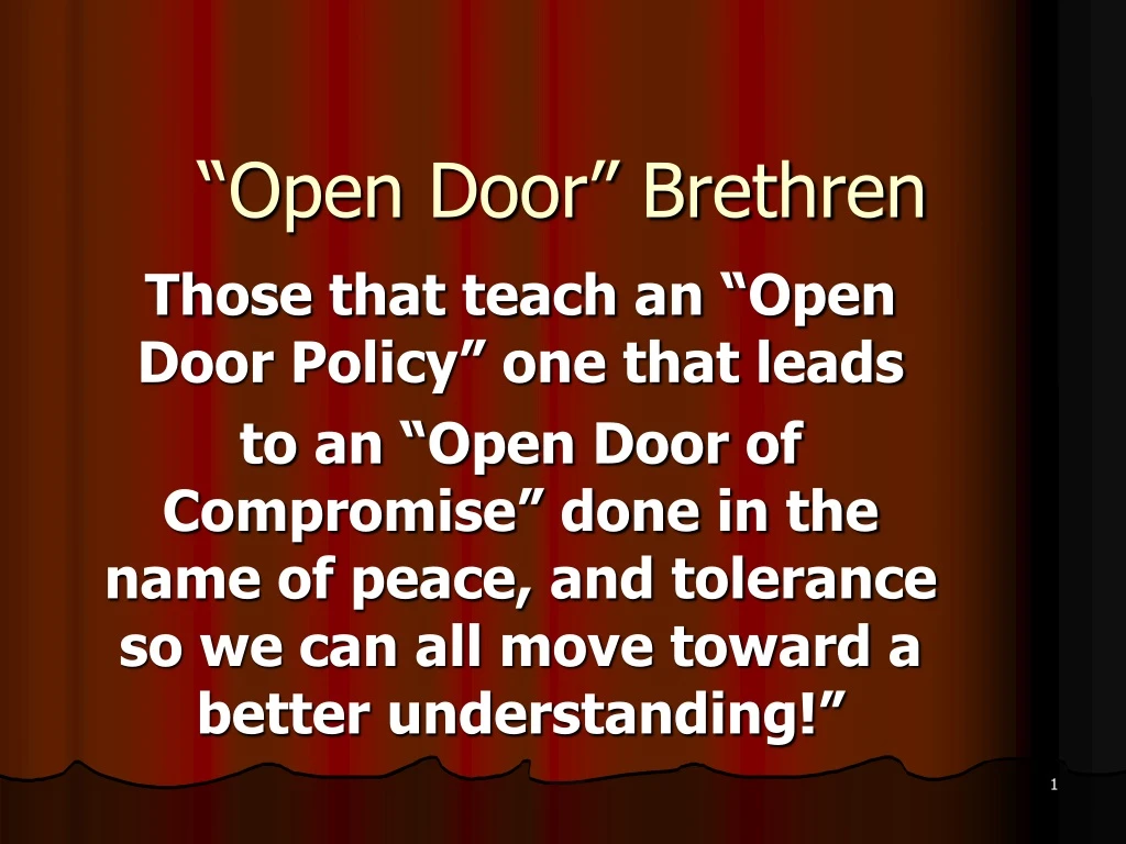 open door brethren