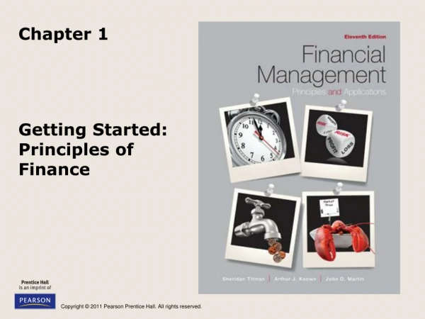Getting Started:  Principles of Finance