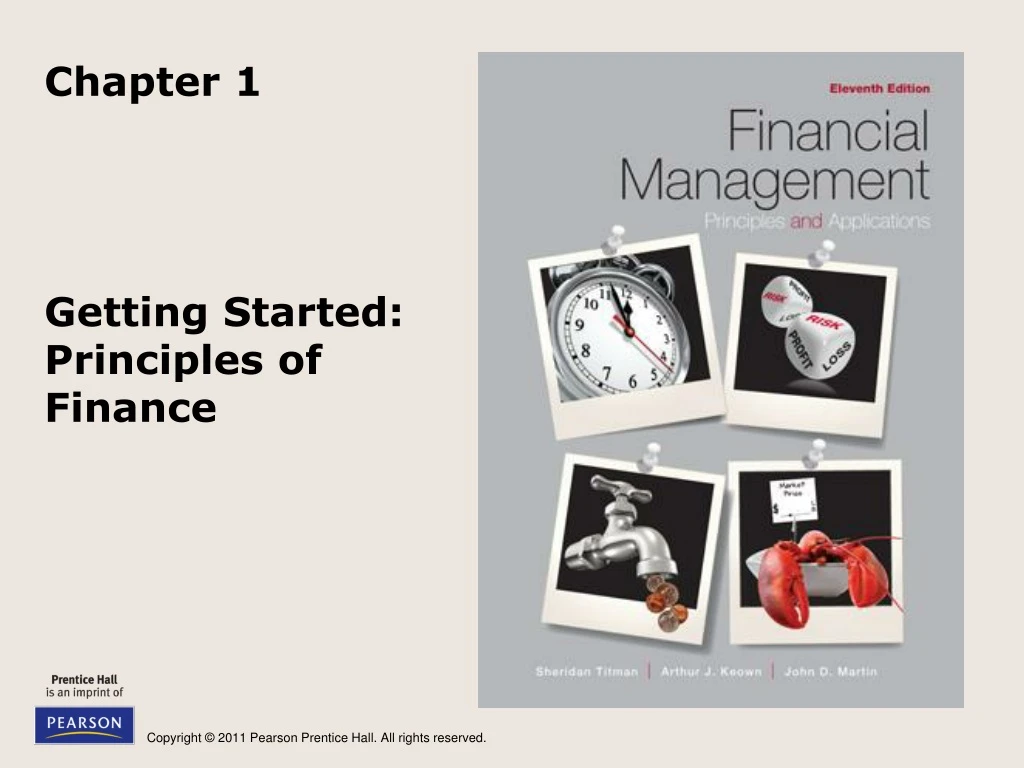 getting started principles of finance