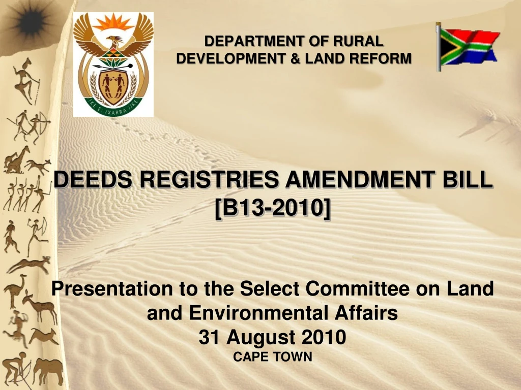 department of rural development land reform