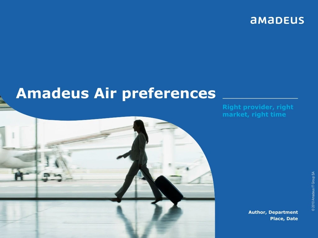 amadeus air preferences