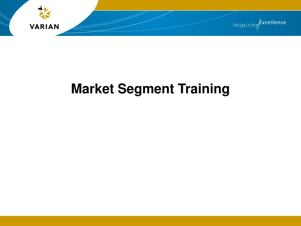 market segment training