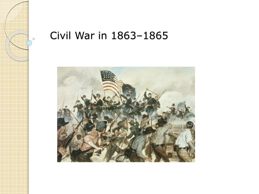 civil war in 1863 1865