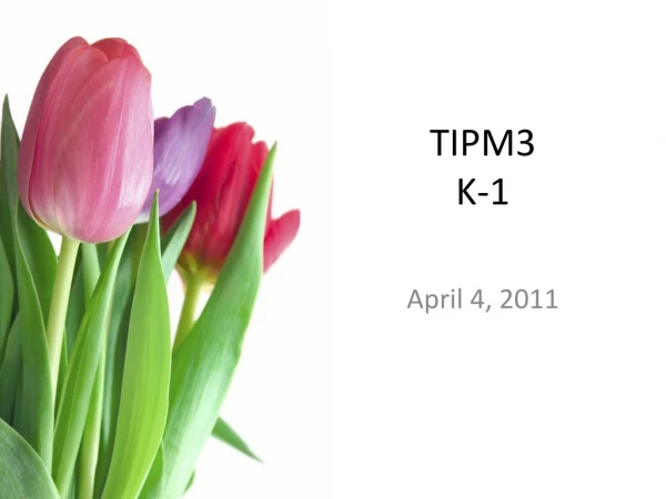 TIPM3 K-1